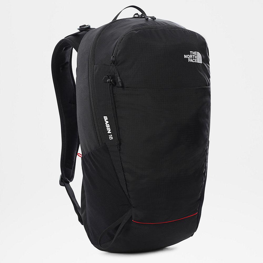 The North Face Basin 18L Ανδρικα Σακιδιο Πλατησ - Μαυρα (JVDR12473)